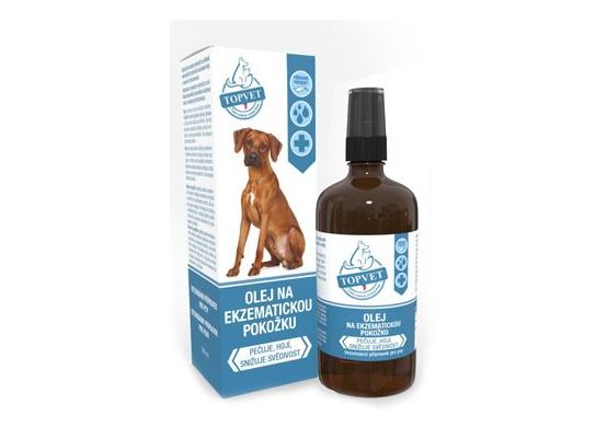 Olej na ekzematickou pokožku pro psy TOPVET 100ml