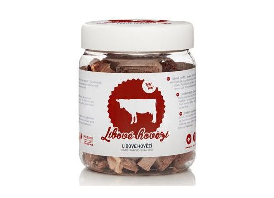 Raw Raw pochoutka mrazem sušené Hovězí libové maso 70g