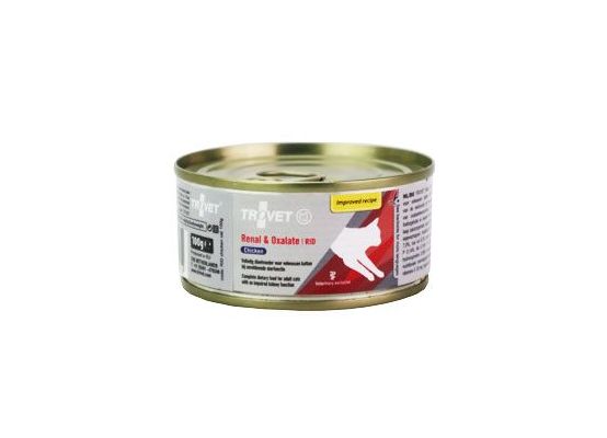 Trovet kočka RID Renal & Oxalate Chicken konz. 100 g