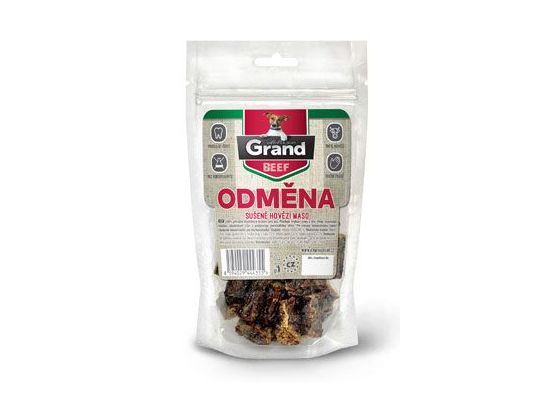 GRAND Suš. Deluxe Odměna hovězí pro psy 100g
