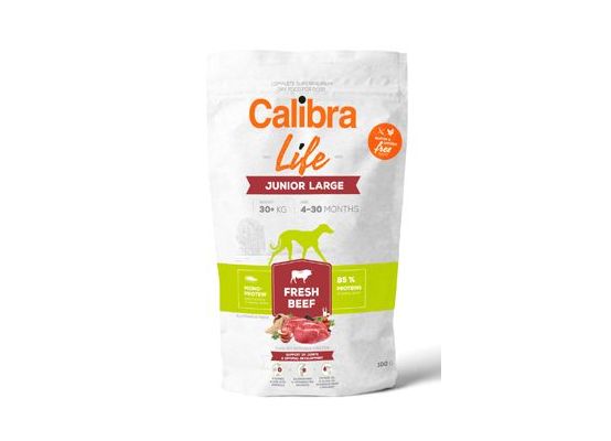 Calibra Dog Life Junior Large Fresh Beef 100g