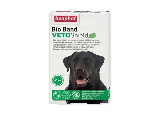 Beaphar Obojek antipar. pes Bio Band Plus VetoSh.65cm
