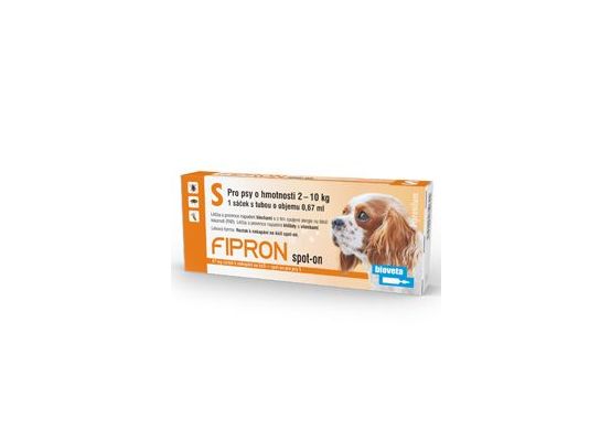 Fipron 67mg Spot-On Dog S sol 1x0,67ml