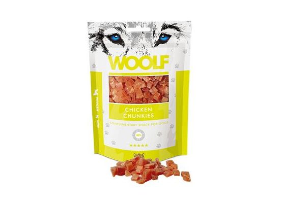 WOOLF pochoutka chicken chunkies 100g