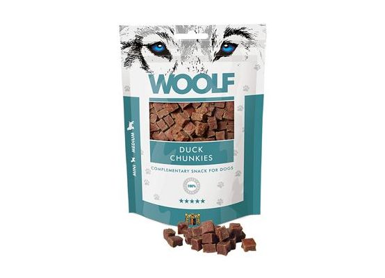 WOOLF pochoutka duck chunkies 100g