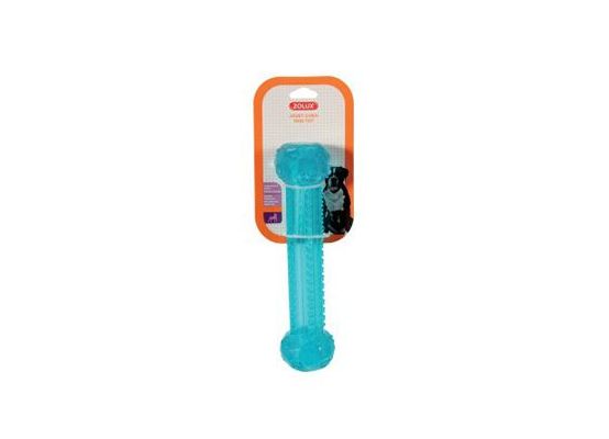 Hračka pes Kost TPR POP STICK 25cm tyrkys Zolux