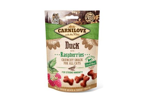 Carnilove Cat Crunchy Snack Duck&Raspberries 50g
