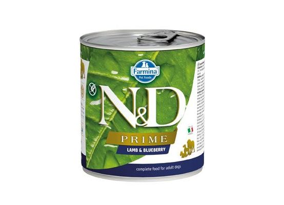 N&D DOG PRIME Adult Lamb & Blueberry 285g