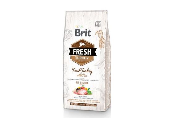 Brit Fresh Dog Turkey & Pea Light Fit & Slim 2,5kg