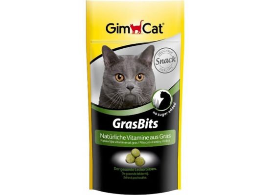 Gimcat Tablety GrasBits s kočičí trávou 40 g