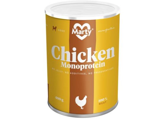 MARTY konz. pro psy - Monoprotein kuřecí 400 g