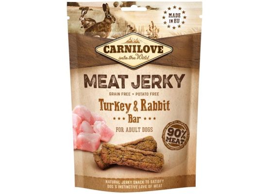 Carnilove Dog Jerky Rabbit & Turkey Bar 100 g