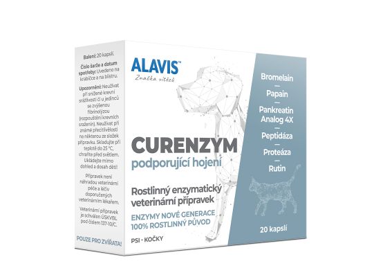 Alavis Enzymoterapie-Curenzym pro psy a kočky 20cps