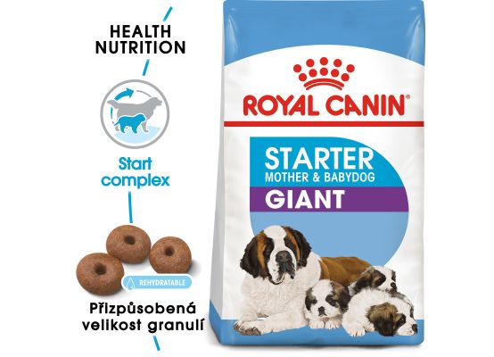 Royal Canin Giant Starter Mother&Babydog granule pro březí nebo kojící feny a štěňata obřích plemen 15 Kg